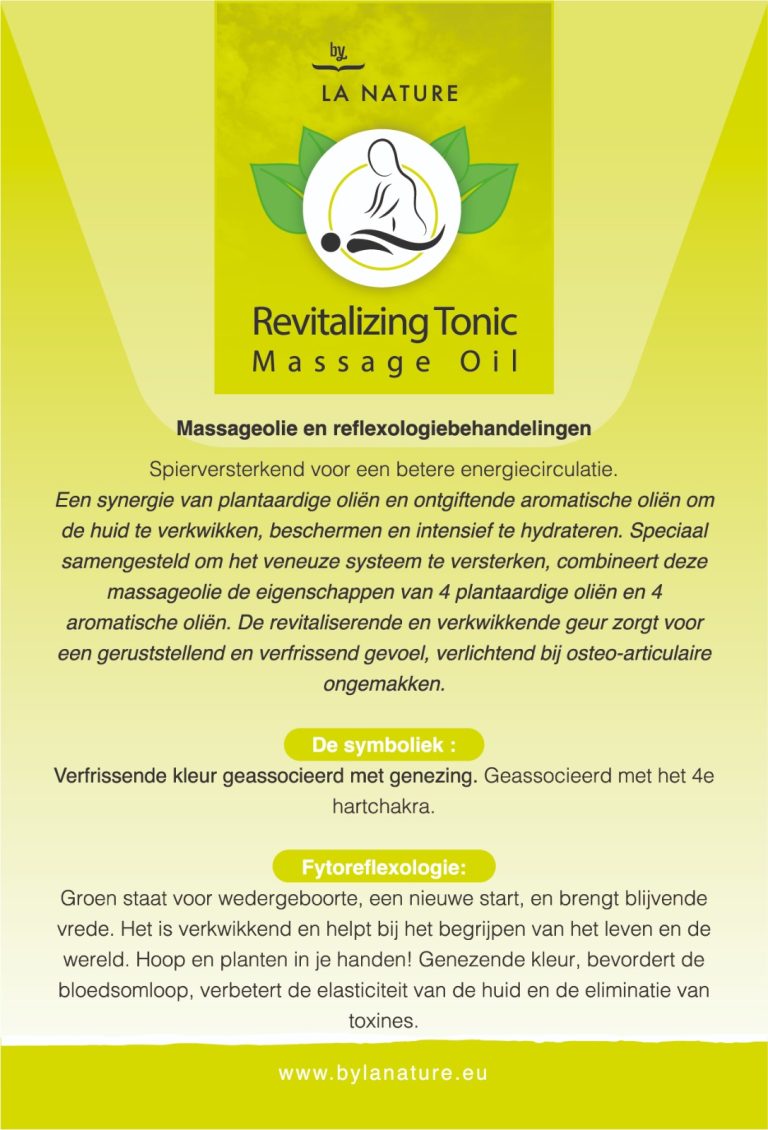 Revitalizing Tonic Massage OIie